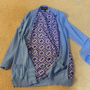 XS light blue cardigan